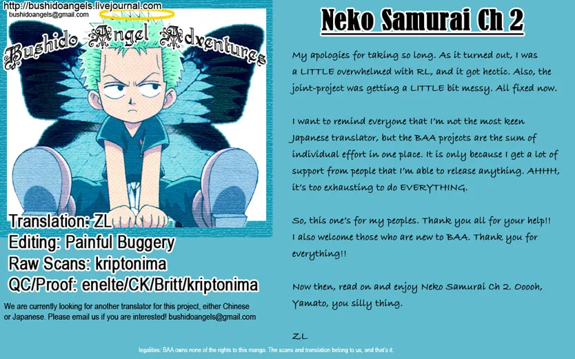 Neko Samurai Chapter 2 page 21 - 