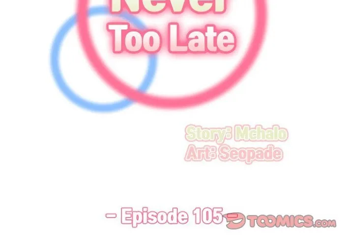 Read Never Too Late chapter 105 image 1 on Lezhin