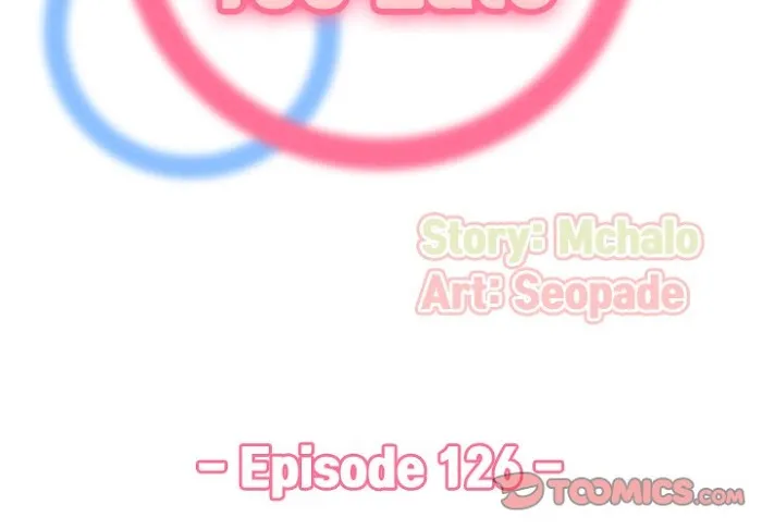 Read Never Too Late chapter 126 image 1 on Lezhin