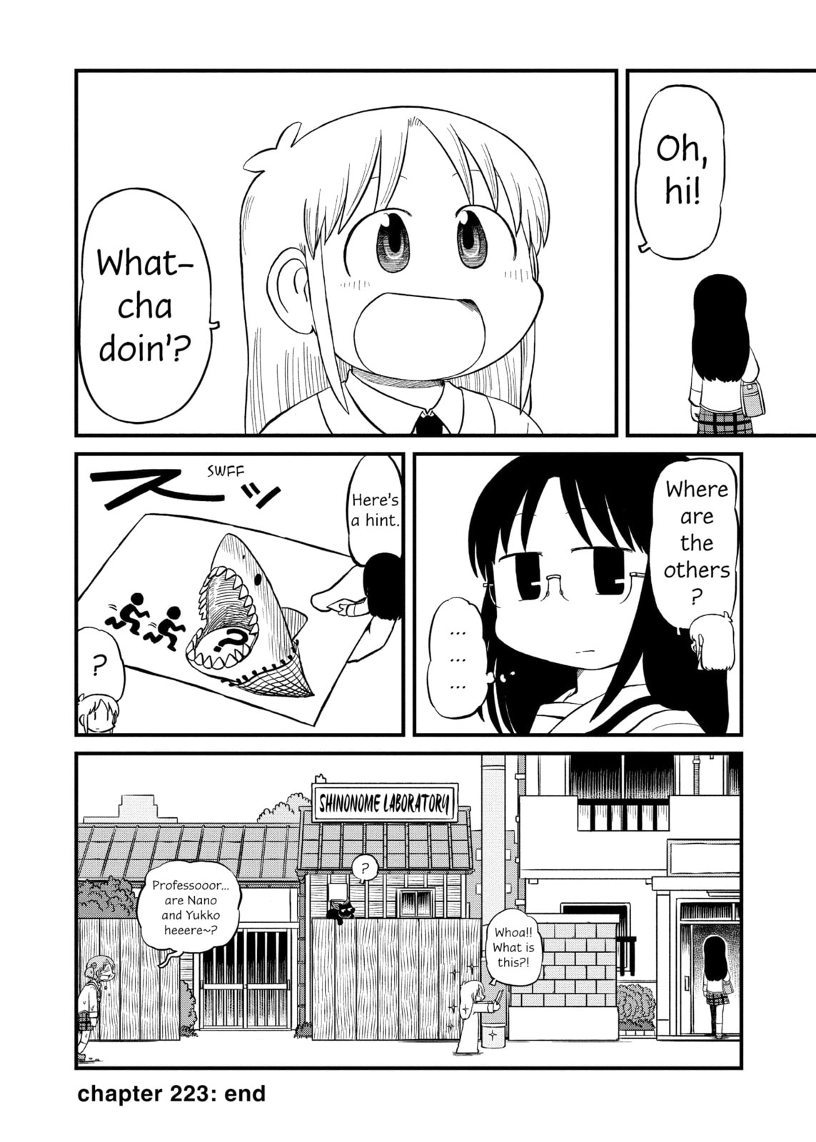 Read Nichijou chapter 223 image 9 on Lezhin