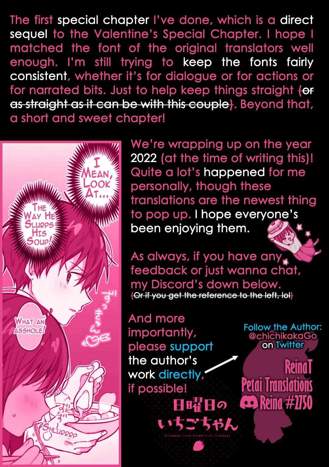 Nichiyoubi no Ichigo-chan Chapter 7.5 page 5 - 