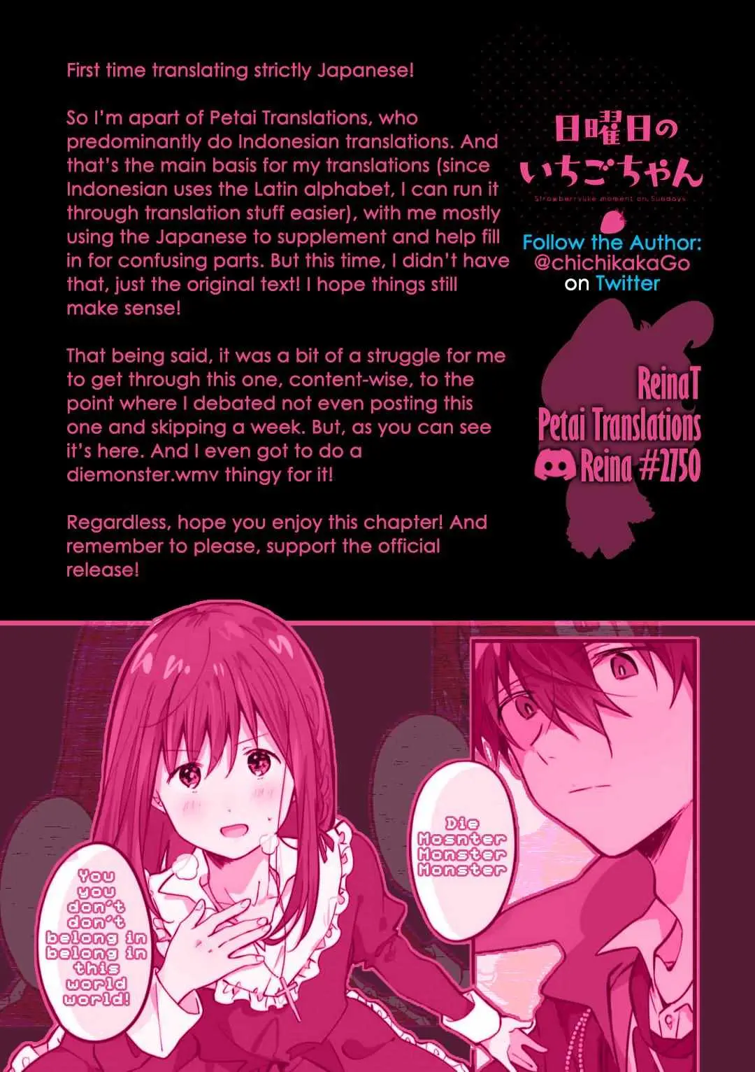 Nichiyoubi no Ichigo-chan Chapter 8.5 page 9 - 