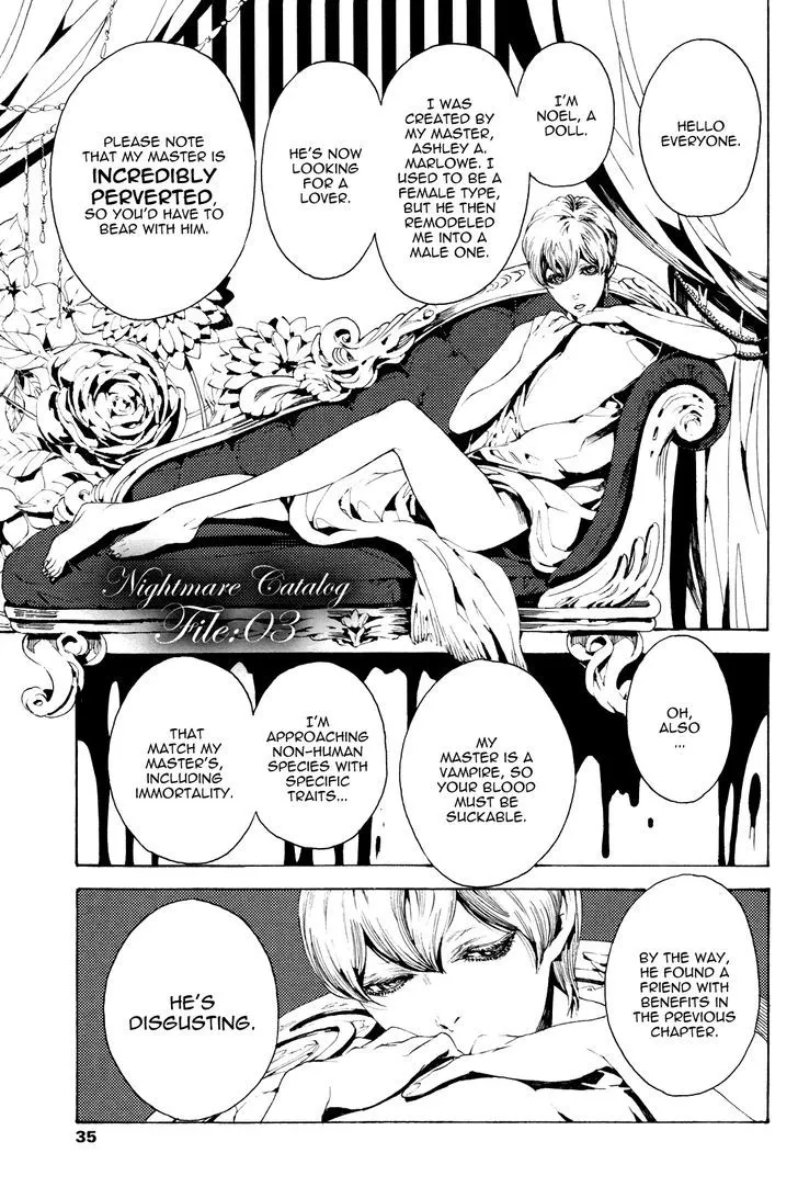 Read Nightmare Catalog chapter 3 image 1 on Lezhin
