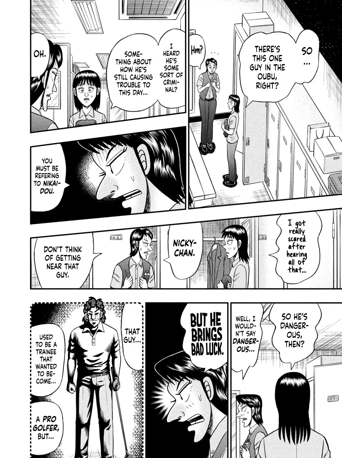 Read Nikaidou Hell Golf chapter 18 image 14 on Lezhin