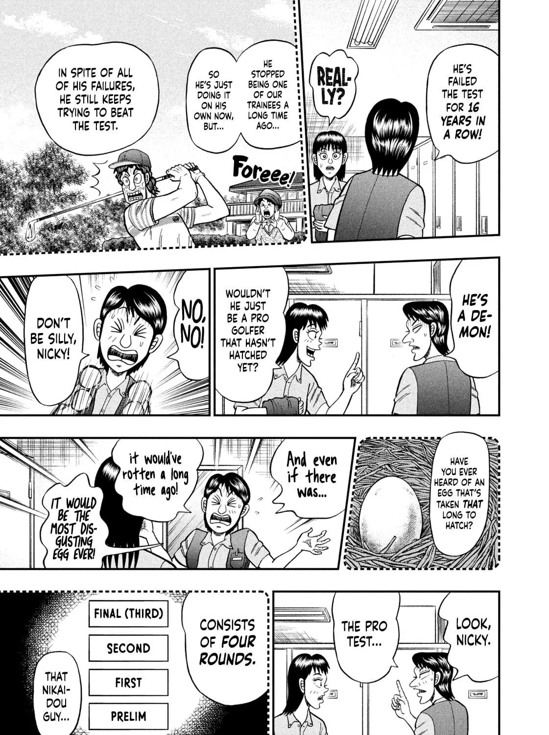 Read Nikaidou Hell Golf chapter 18 image 16 on Lezhin