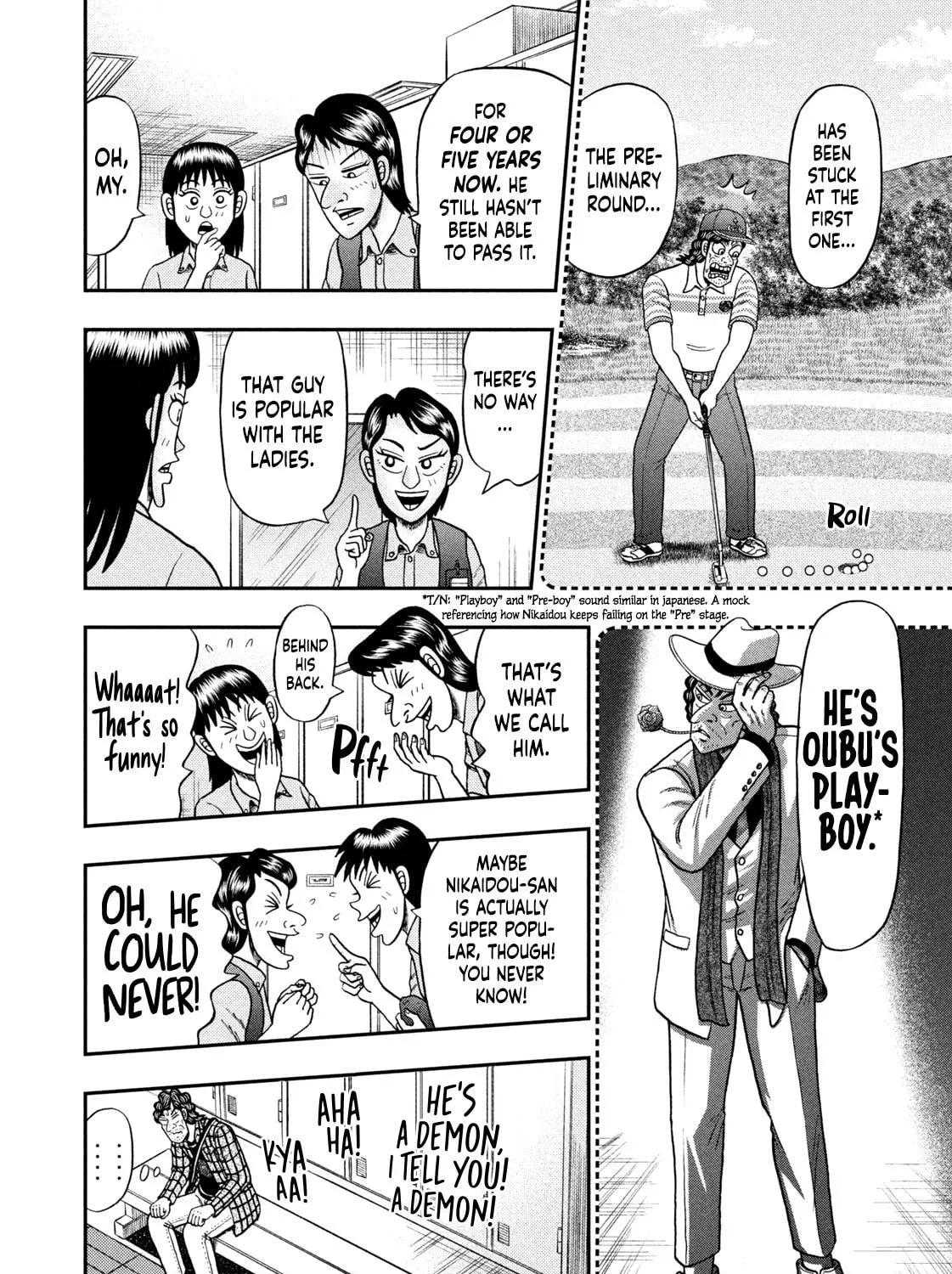 Read Nikaidou Hell Golf chapter 18 image 18 on Lezhin
