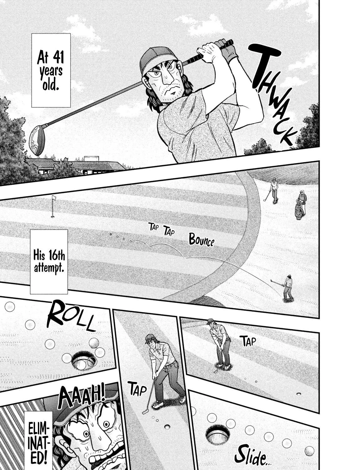 Read Nikaidou Hell Golf chapter 18 image 8 on Lezhin