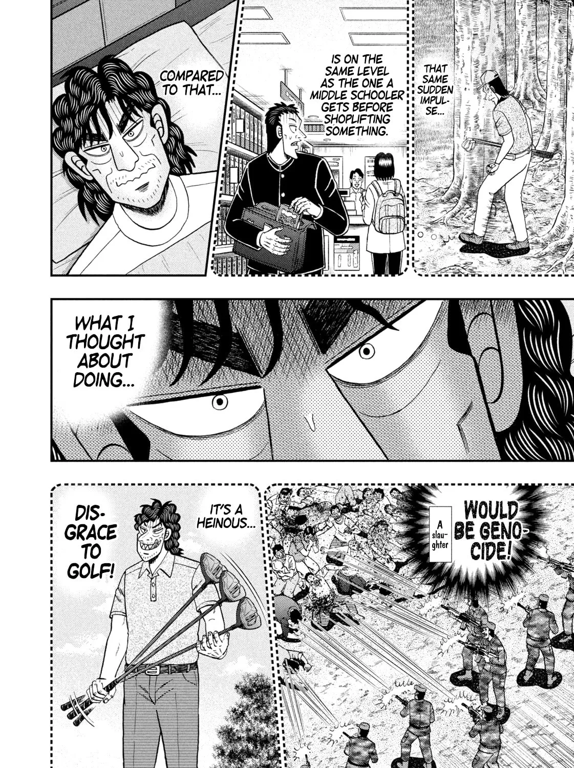 Read Nikaidou Hell Golf chapter 34 image 14 on Lezhin