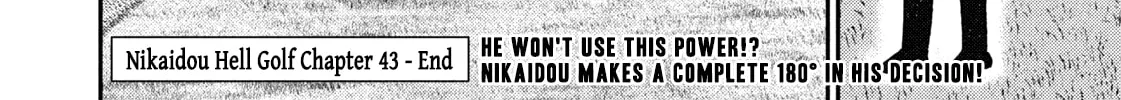Read Nikaidou Hell Golf chapter 43 image 43 on Lezhin