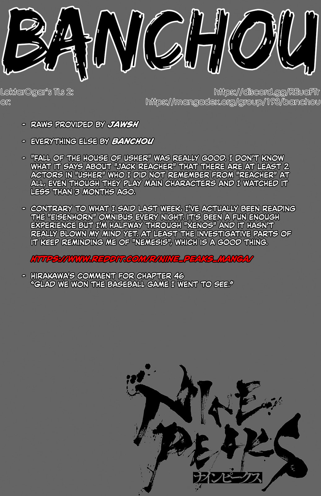 Nine Peaks Chapter 46 page 1 - 