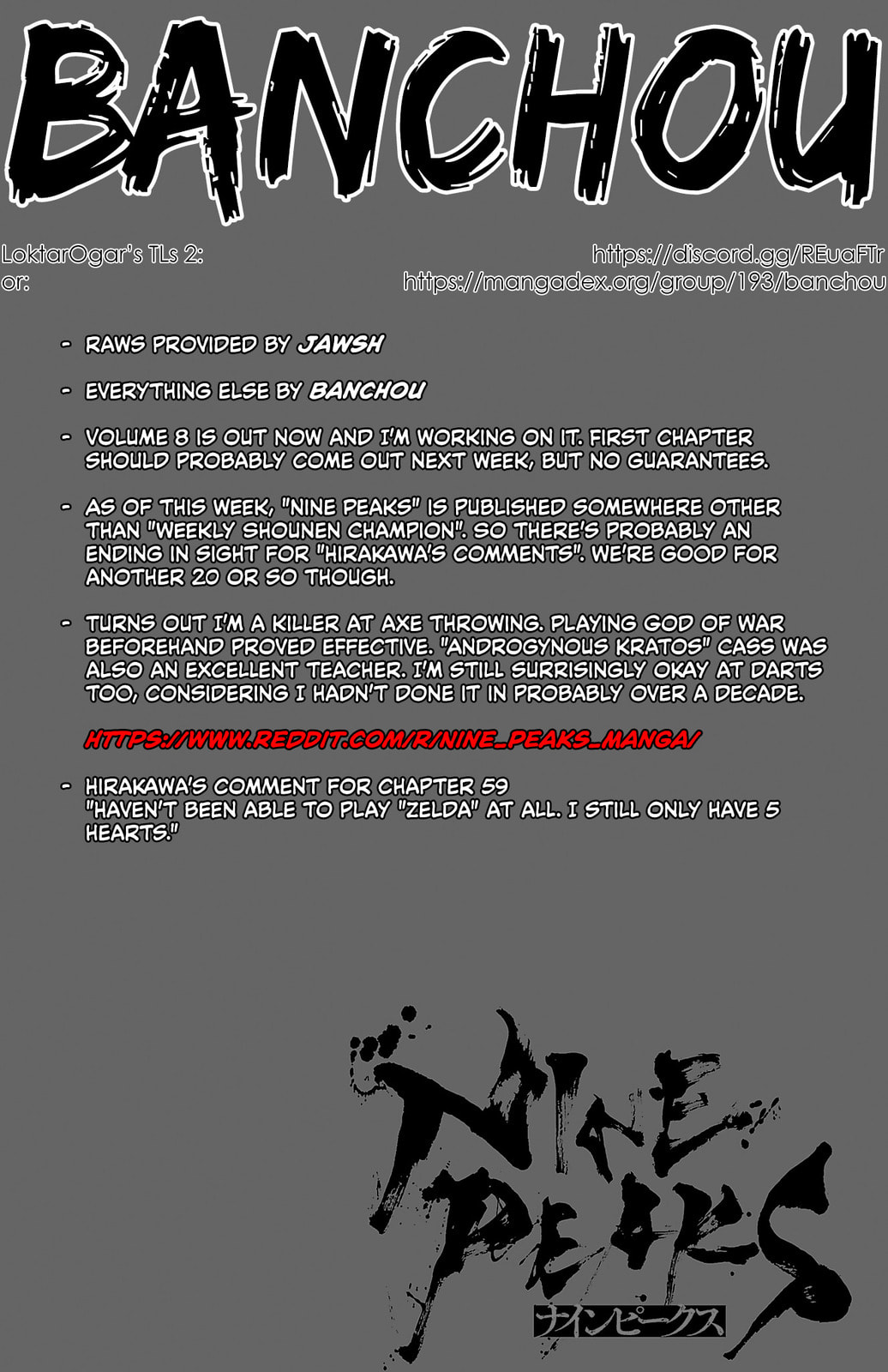Nine Peaks Chapter 59 page 1 - 