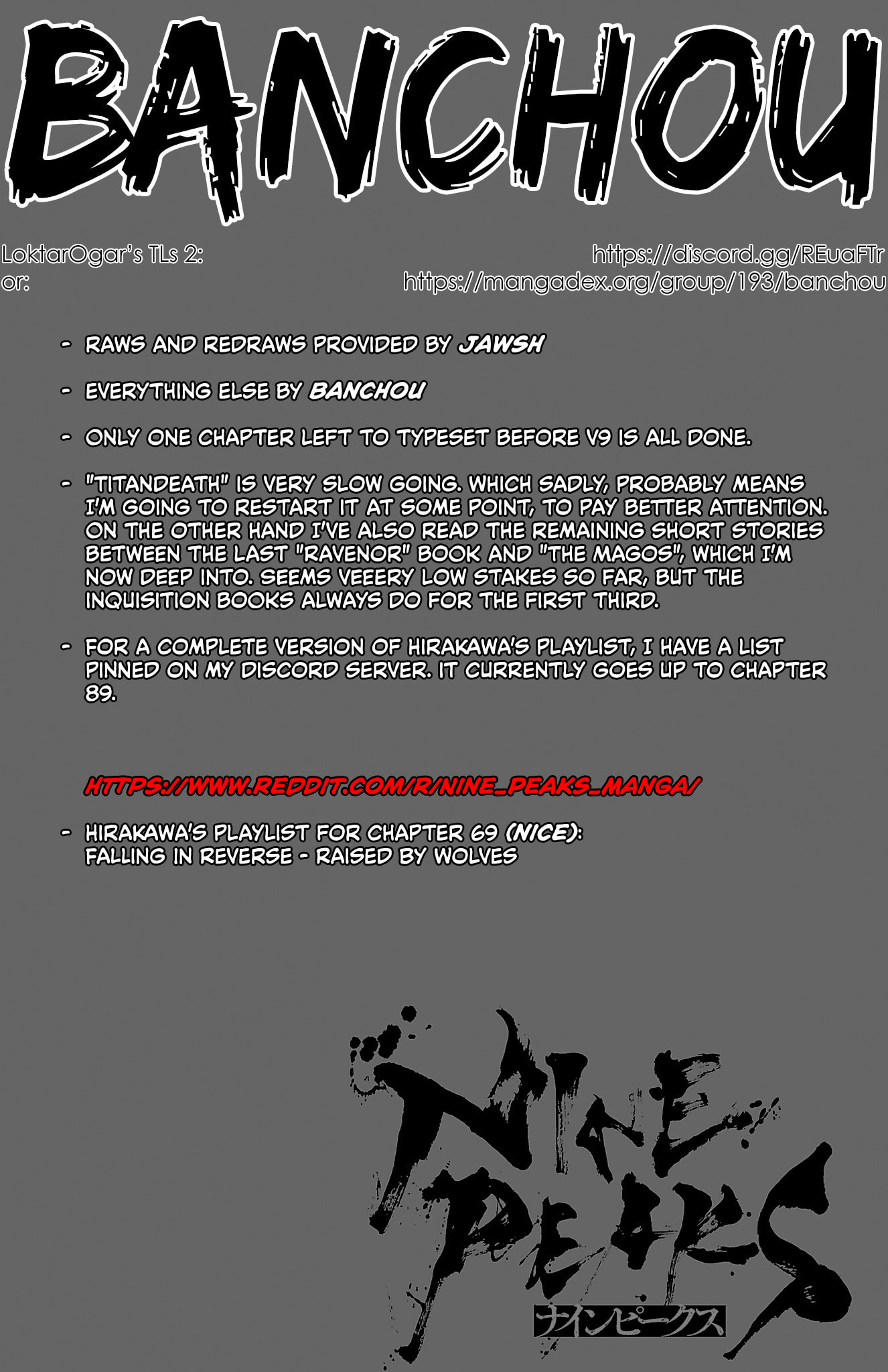 Nine Peaks Chapter 69 page 1 - 