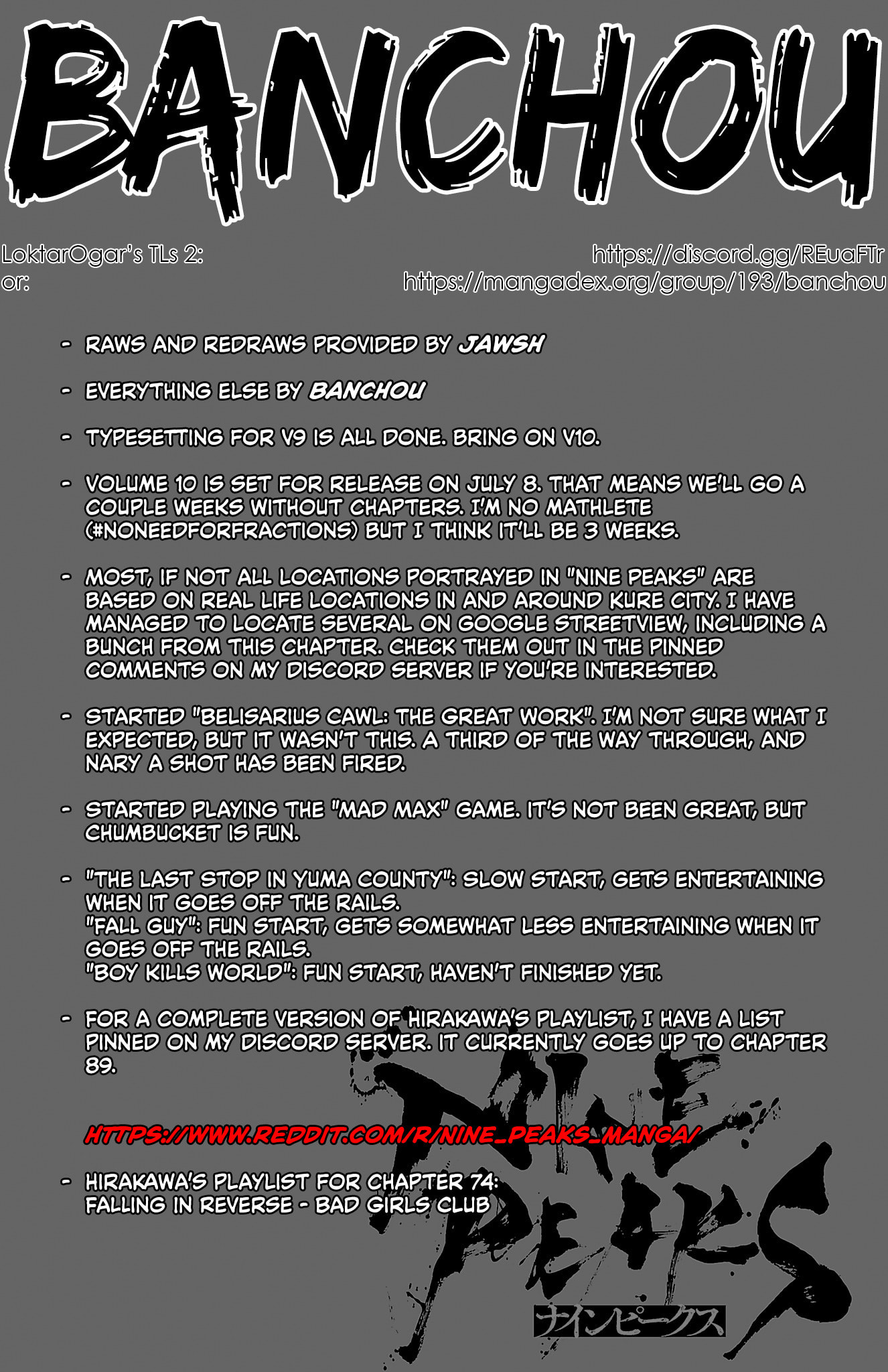 Nine Peaks Chapter 74 page 1 - 