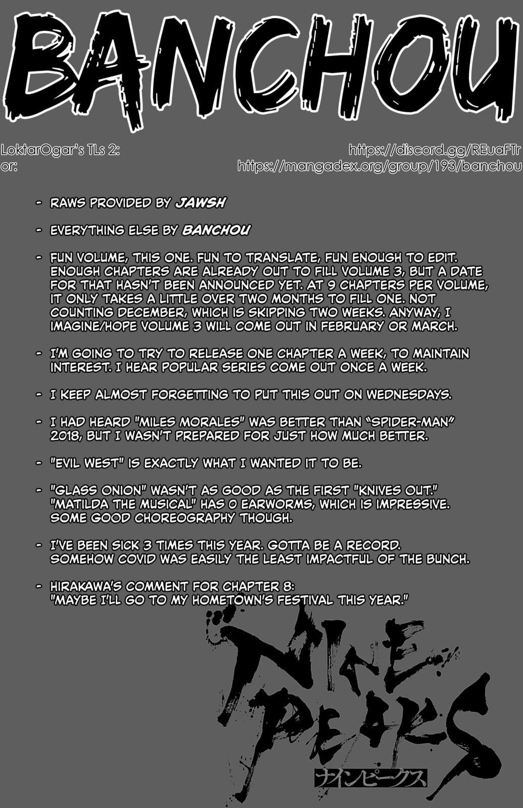 Nine Peaks Chapter 8 page 1 - 