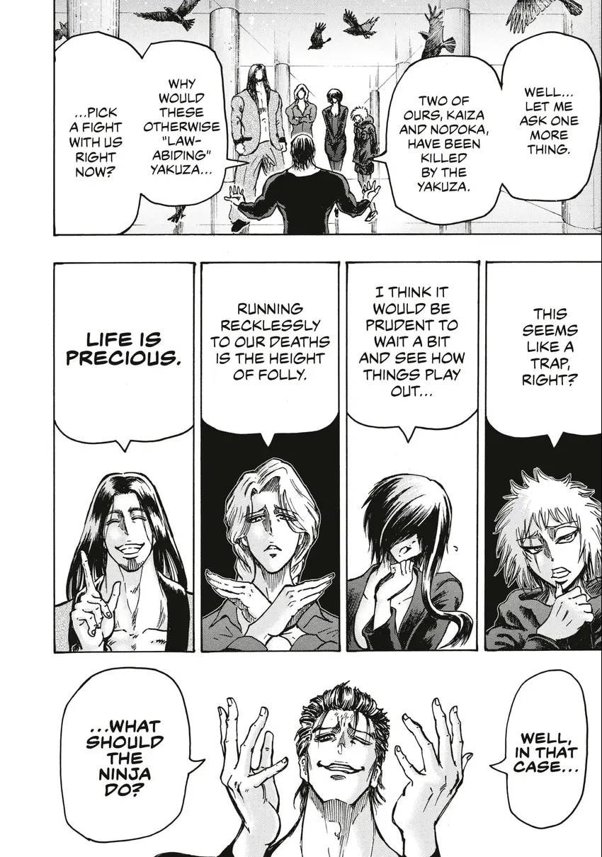 Read Ninja vs. Gokudo chapter 0 image 104 on Lezhin