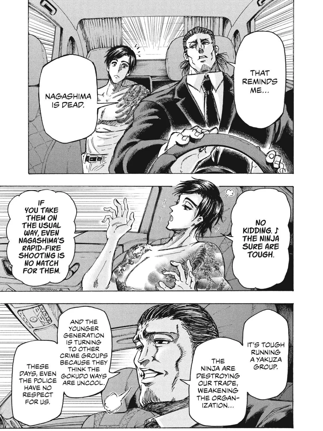 Read Ninja vs. Gokudo chapter 1 image 100 on Lezhin