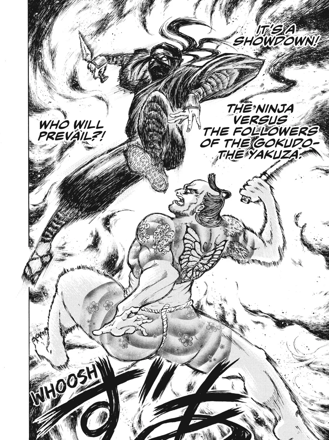 Read Ninja vs. Gokudo chapter 1 image 2 on Lezhin