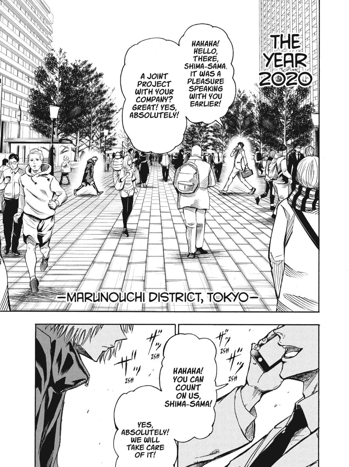 Read Ninja vs. Gokudo chapter 1 image 4 on Lezhin