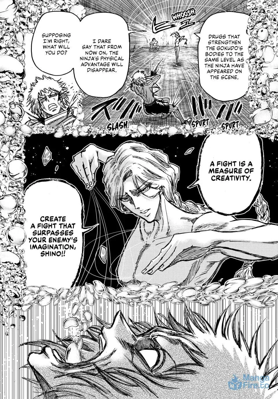Read Ninja vs. Gokudo chapter 105 image 8 on Lezhin