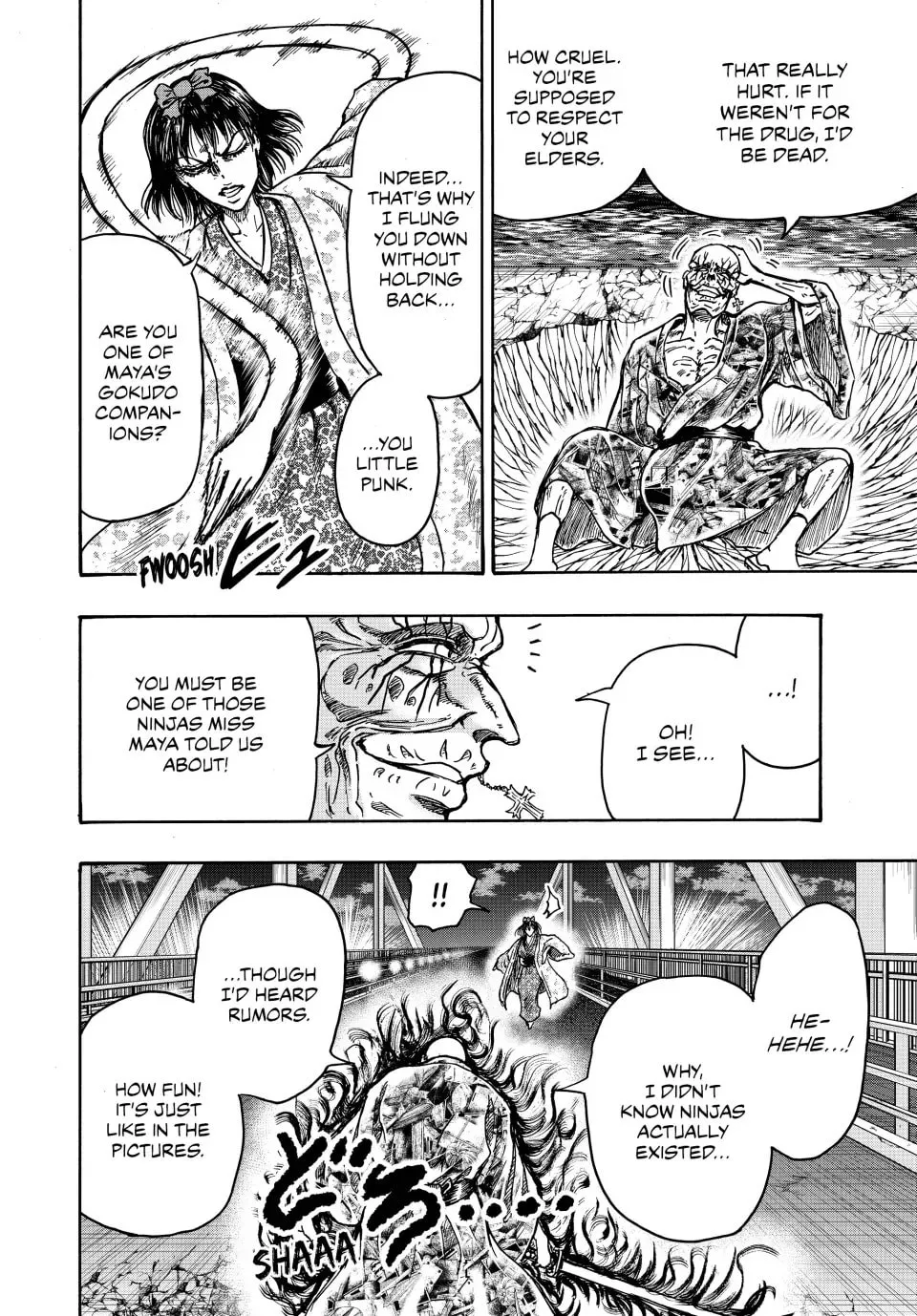Read Ninja vs. Gokudo chapter 131 image 12 on Lezhin