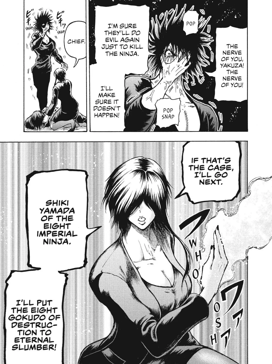 Read Ninja vs. Gokudo chapter 15 image 22 on Lezhin