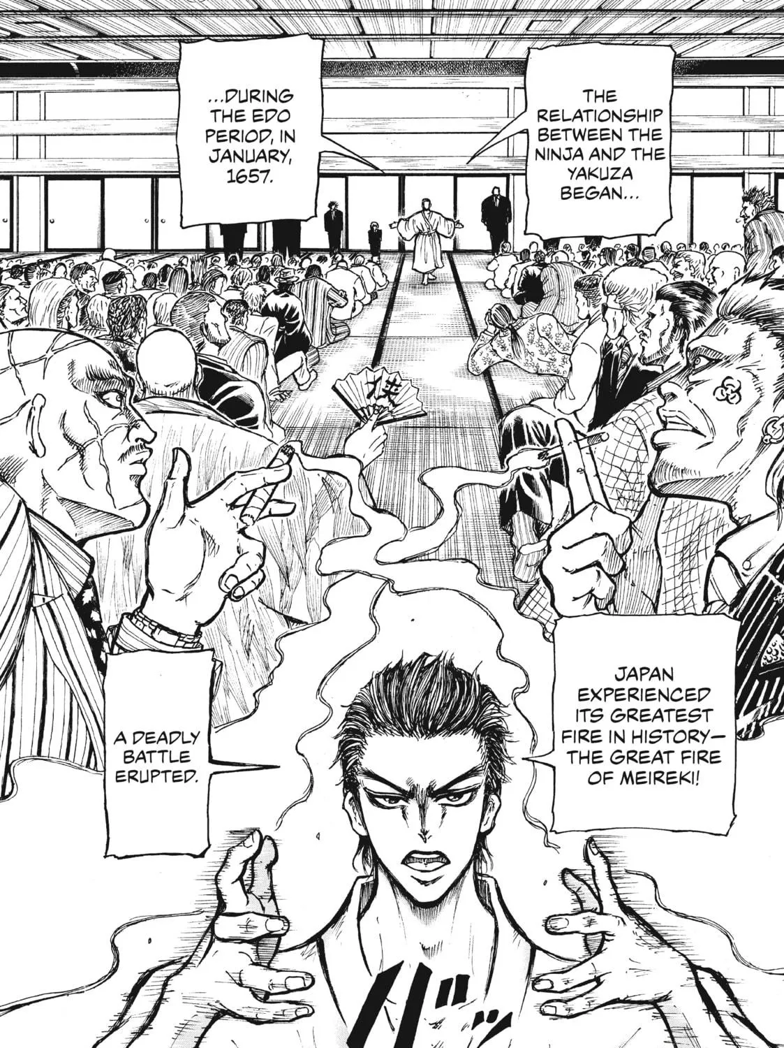 Read Ninja vs. Gokudo chapter 3 image 4 on Lezhin