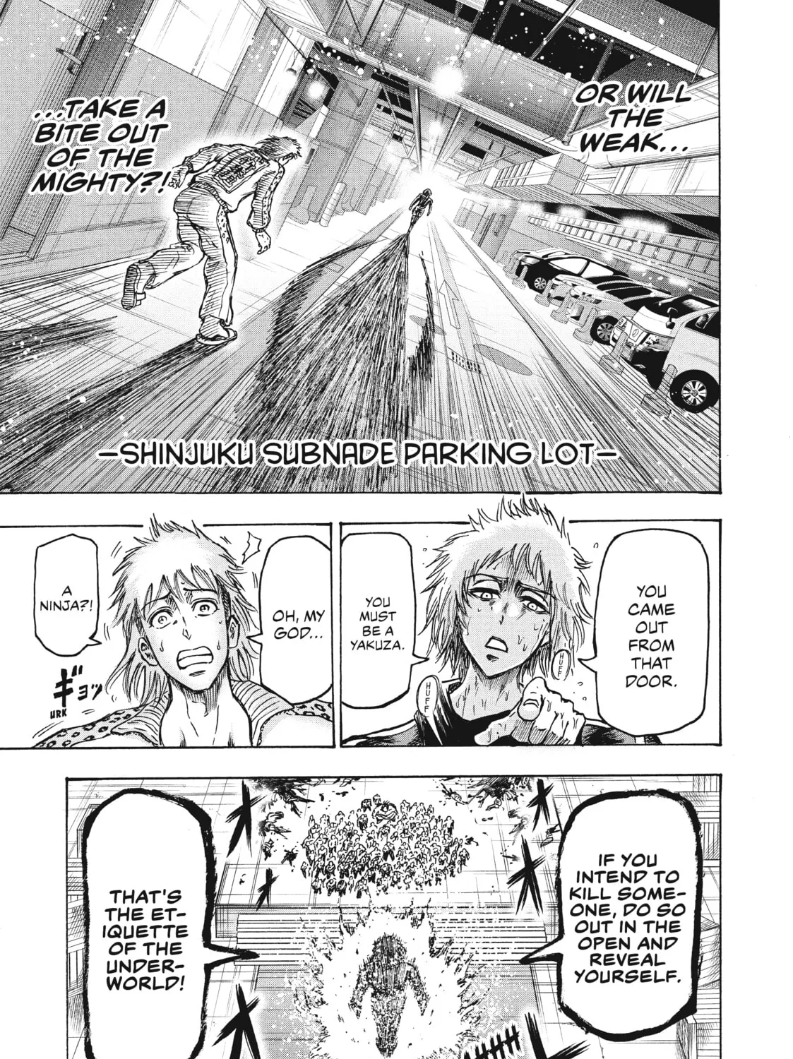 Read Ninja vs. Gokudo chapter 8 image 36 on Lezhin