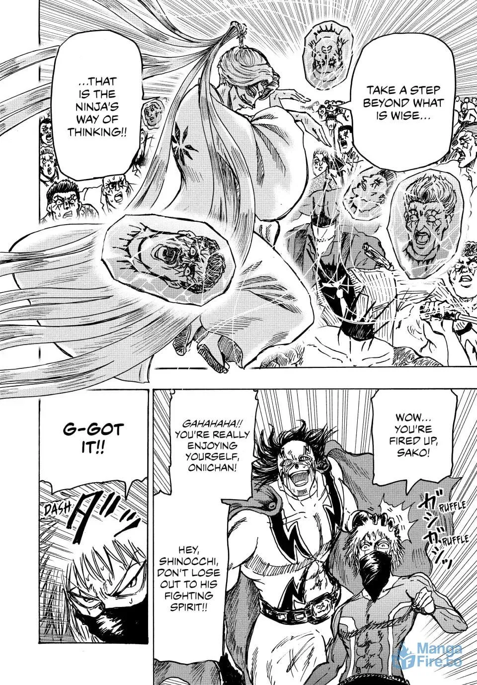 Read Ninja vs. Gokudo chapter 97 image 11 on Lezhin