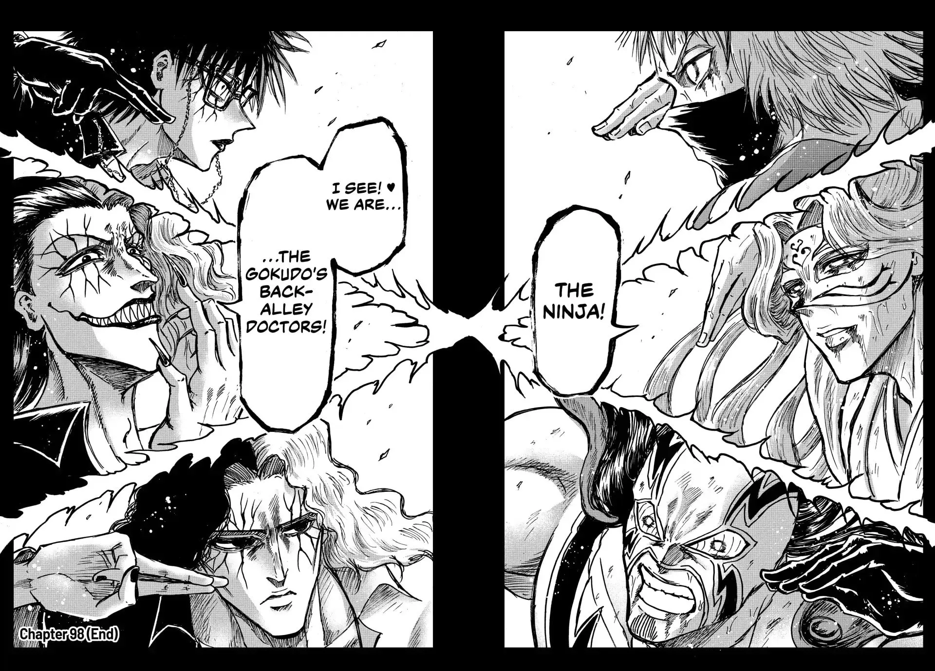 Read Ninja vs. Gokudo chapter 98 image 24 on Lezhin