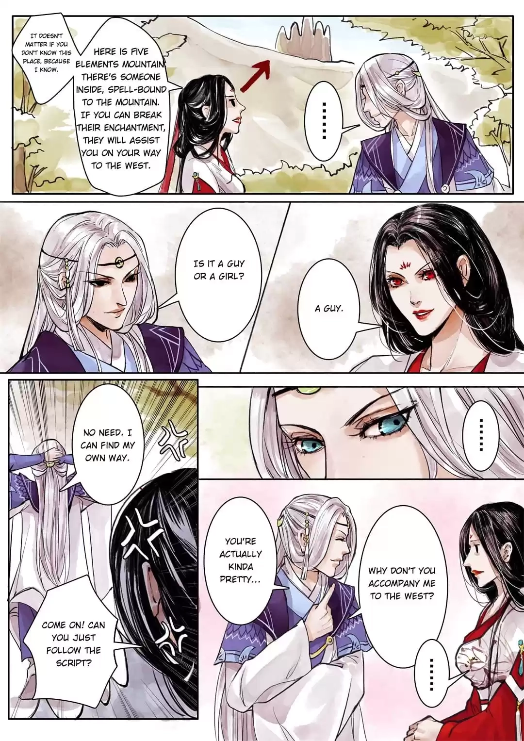 Read Nirvana Mountain chapter 2 image 2 on Lezhin