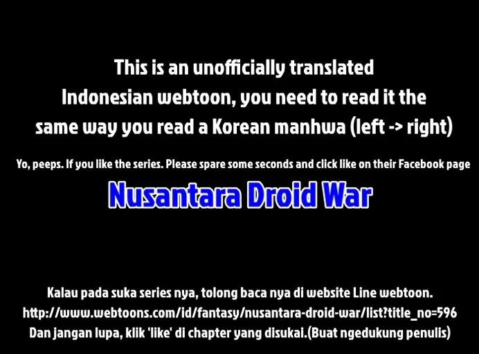 Read Nusantara Droid War chapter 3 image 1 on Lezhin