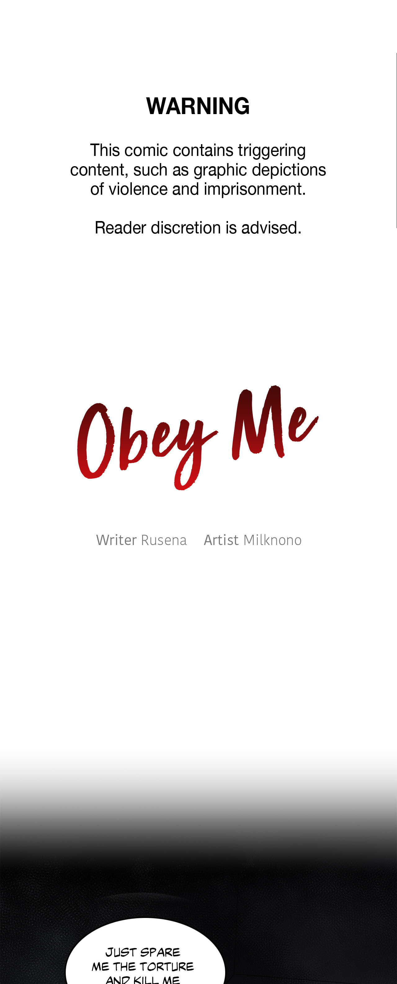 Read Obey Me chapter 11 image 0 on Lezhin