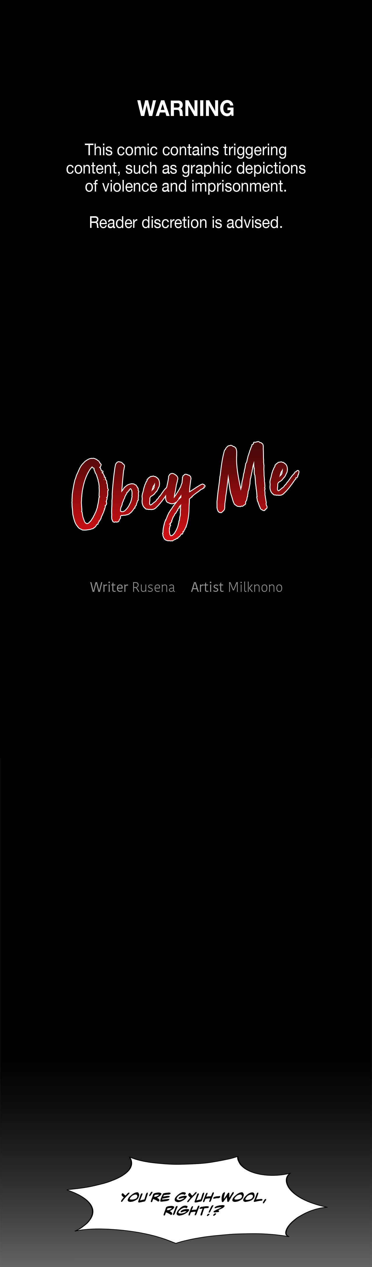 Read Obey Me chapter 2 image 0 on Lezhin