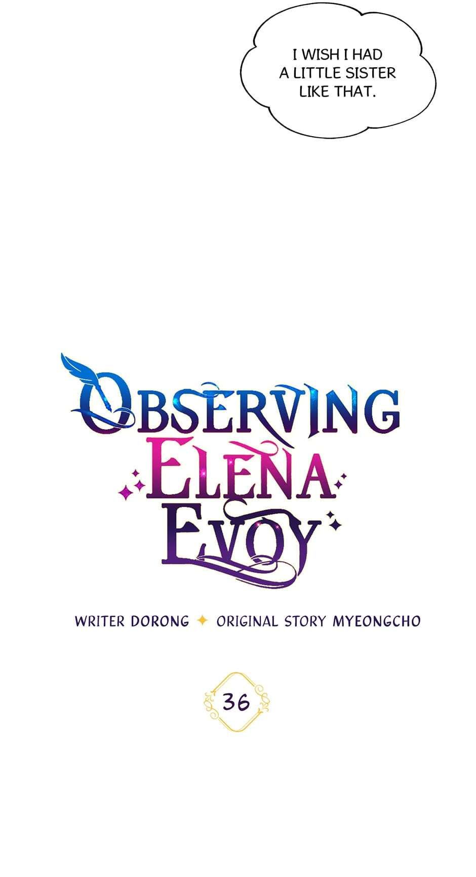Read Observing Elena Evoy chapter 36 image 35 on Lezhin