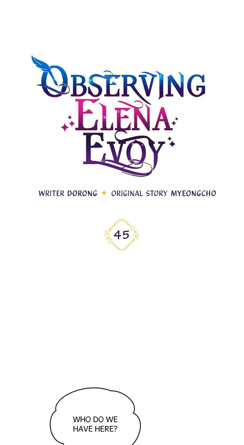 Read Observing Elena Evoy chapter 45 image 18 on Lezhin