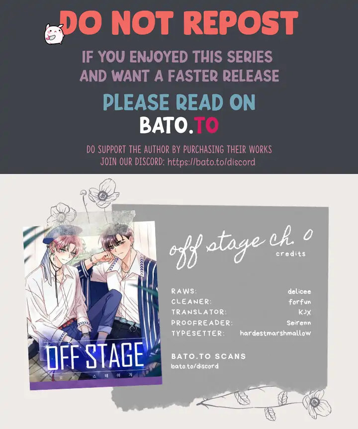 Read Off Stage chapter 0 image 0 on Lezhin