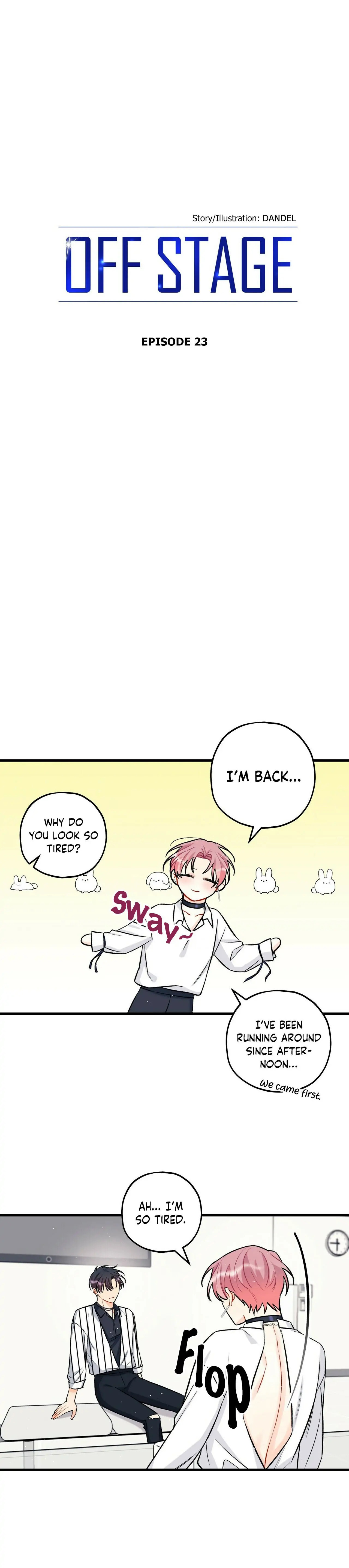 Read Off Stage chapter 23 image 8 on Lezhin