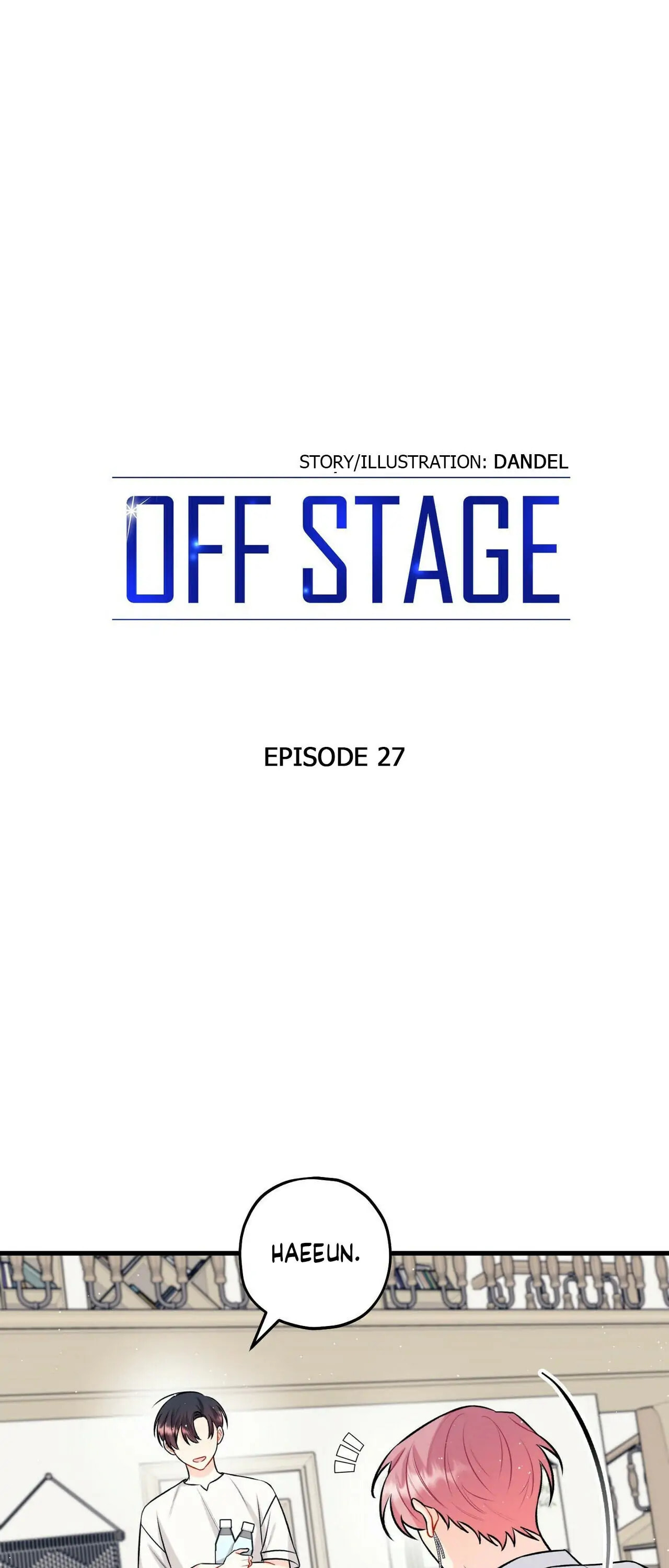 Read Off Stage chapter 27 image 3 on Lezhin