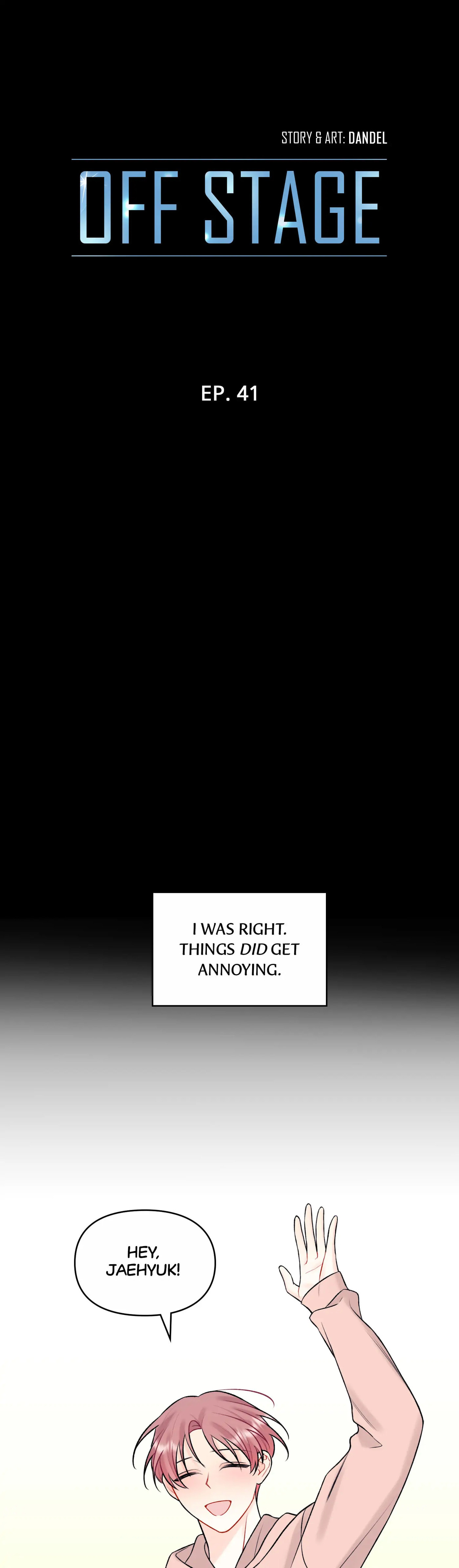 Read Off Stage chapter 41 image 9 on Lezhin