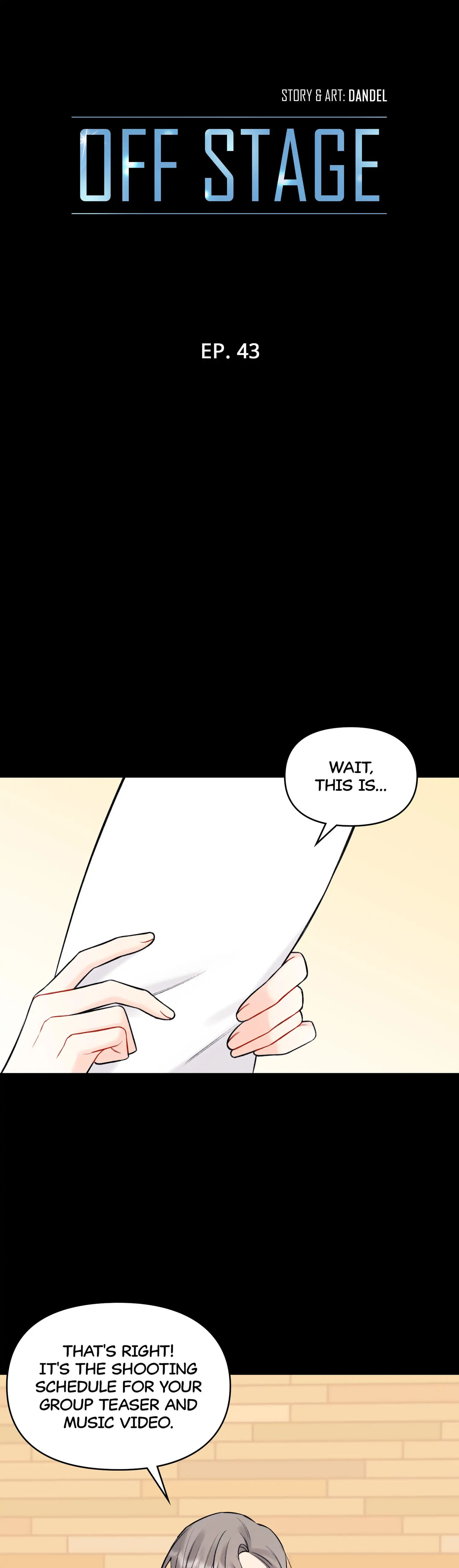 Read Off Stage chapter 43 image 6 on Lezhin