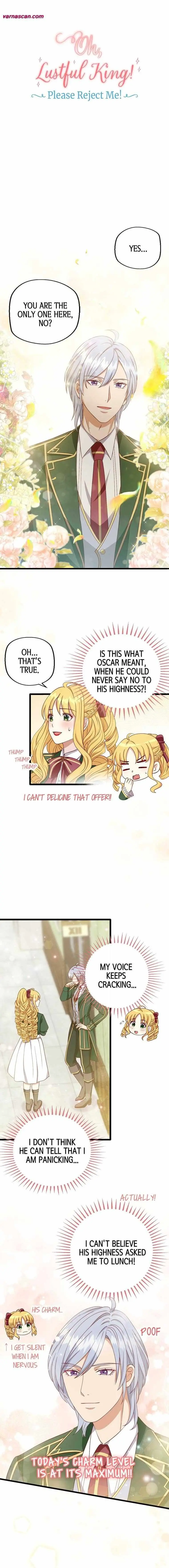 Read Oh, Lustful King! Please Reject Me! chapter 13 image 1 on Lezhin