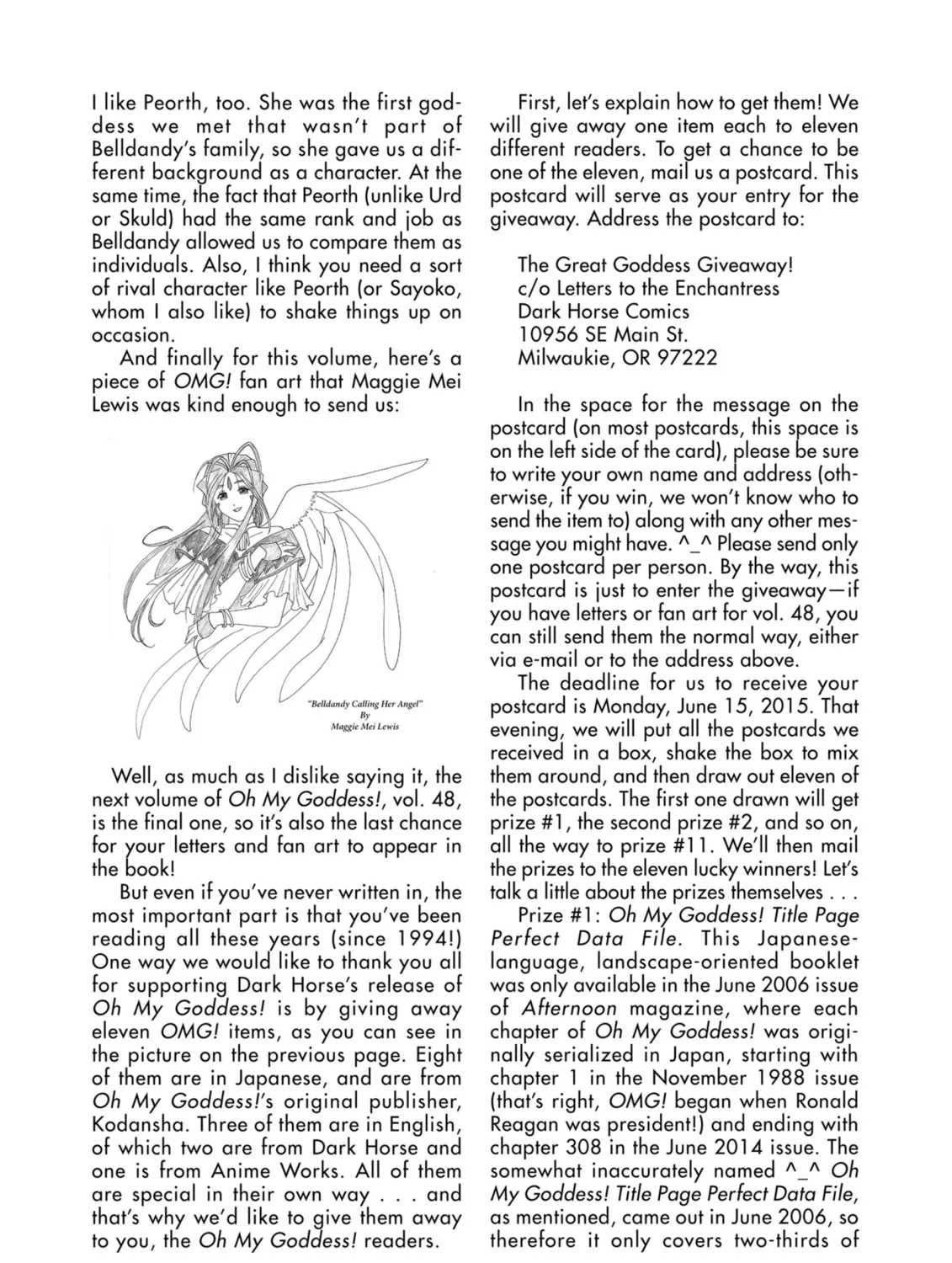 Oh! My Goddess Chapter 302 page 61 - 