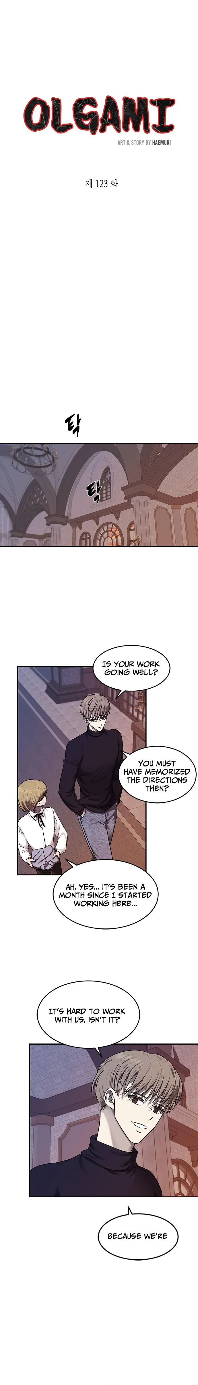 Read Olgami chapter 123 image 0 on Lezhin