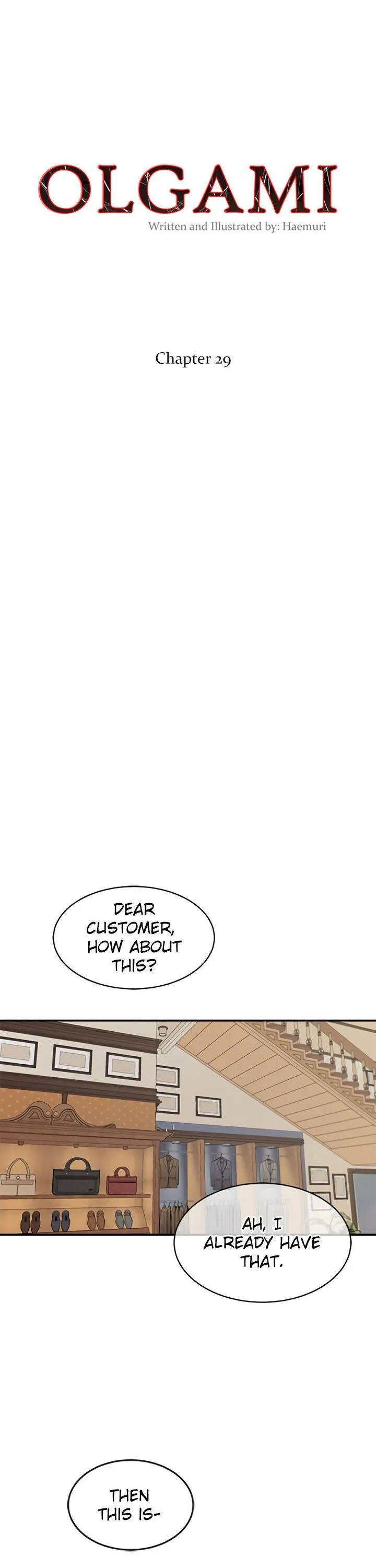 Read Olgami chapter 29 image 0 on Lezhin