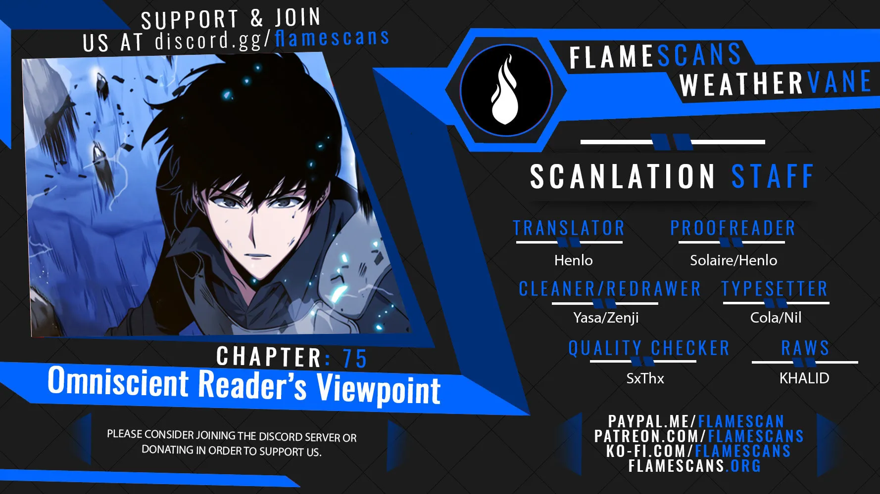 Read Omniscient Reader chapter 75 image 0 on Lezhin