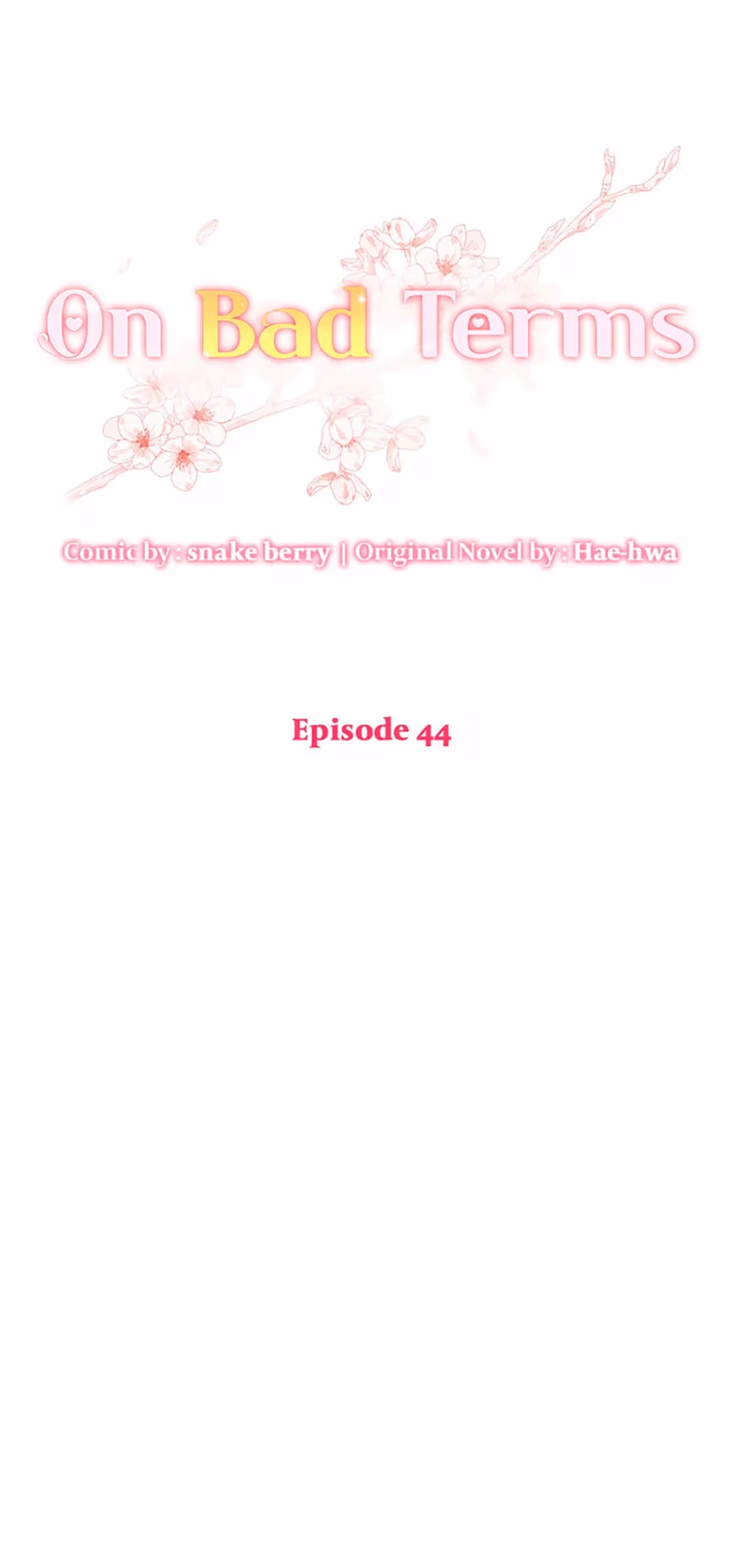 Read On Bad Terms chapter 44 image 14 on Lezhin
