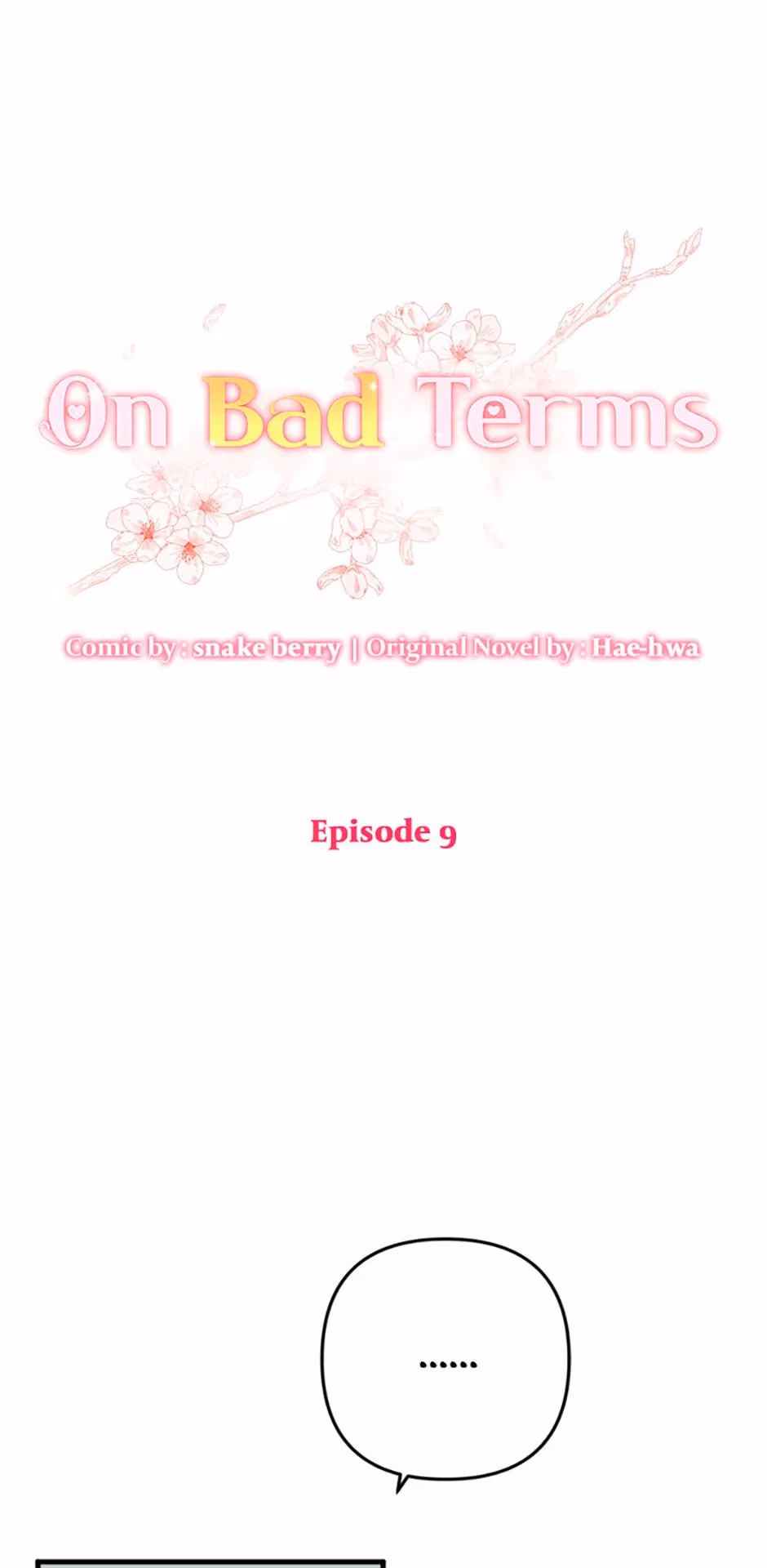Read On Bad Terms chapter 9 image 9 on Lezhin