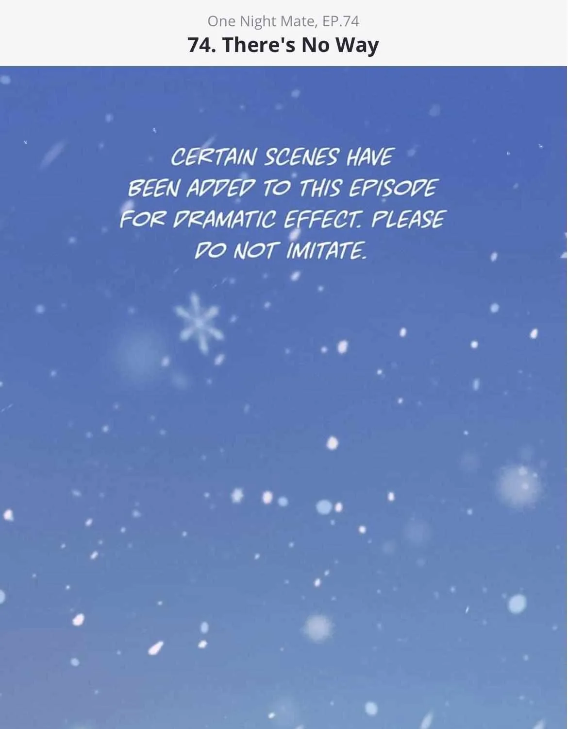 Read One Night Mate chapter 74 image 1 on Lezhin
