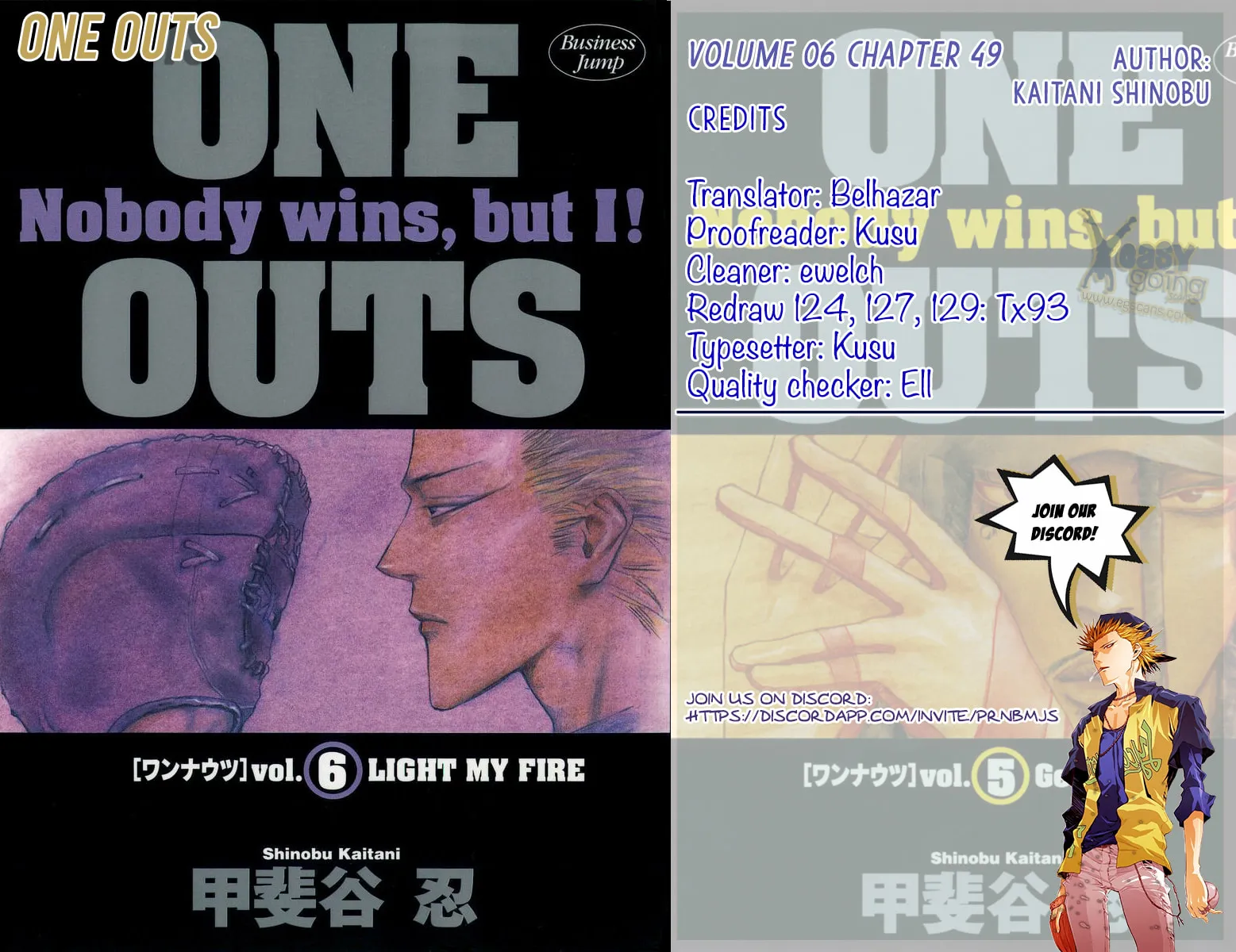 Read One Outs chapter 49 image 0 on Lezhin