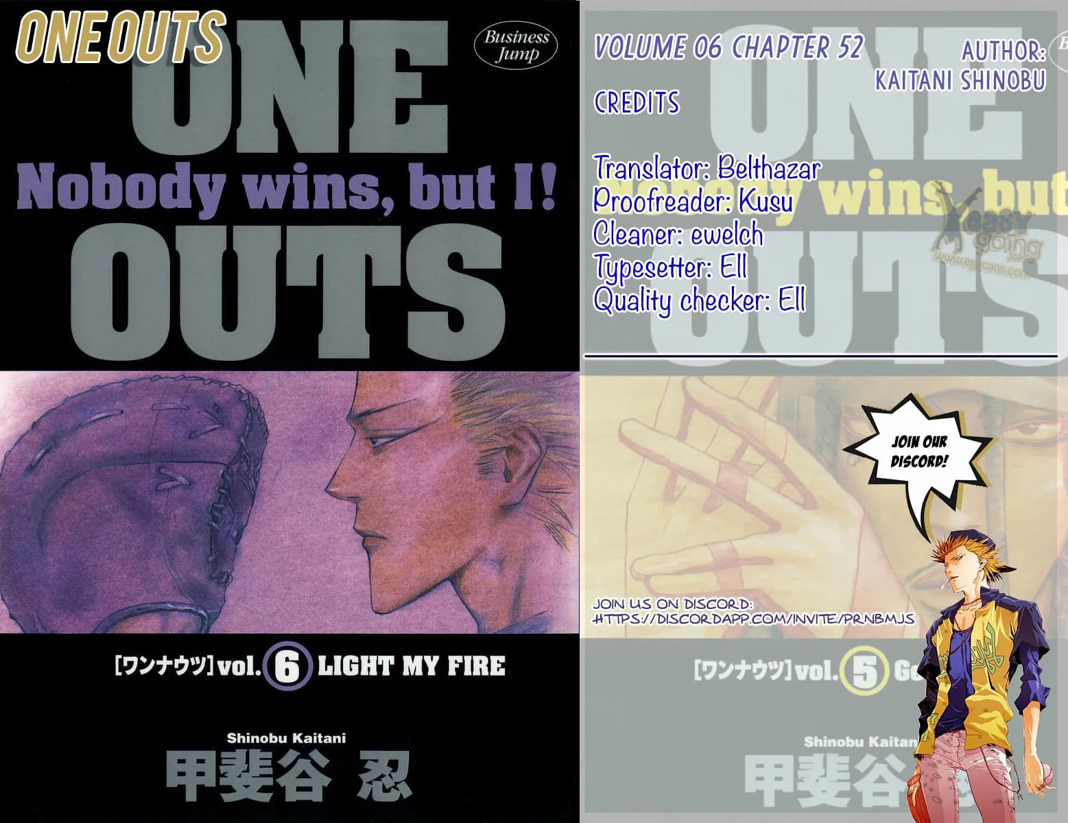 Read One Outs chapter 52 image 0 on Lezhin